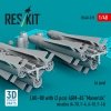 RESKIT RS48-0519 AGM-142 Popeye 2/Have Lite missiles (2 pcs) (3D Printed) 1/48